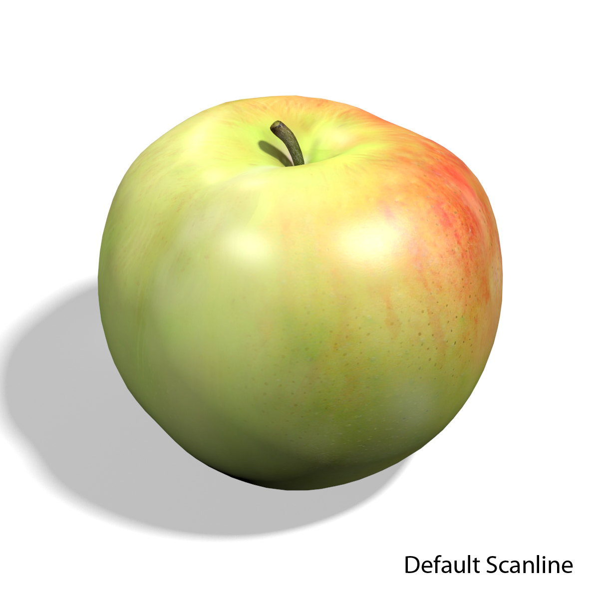 Apple Fruit 3D Model