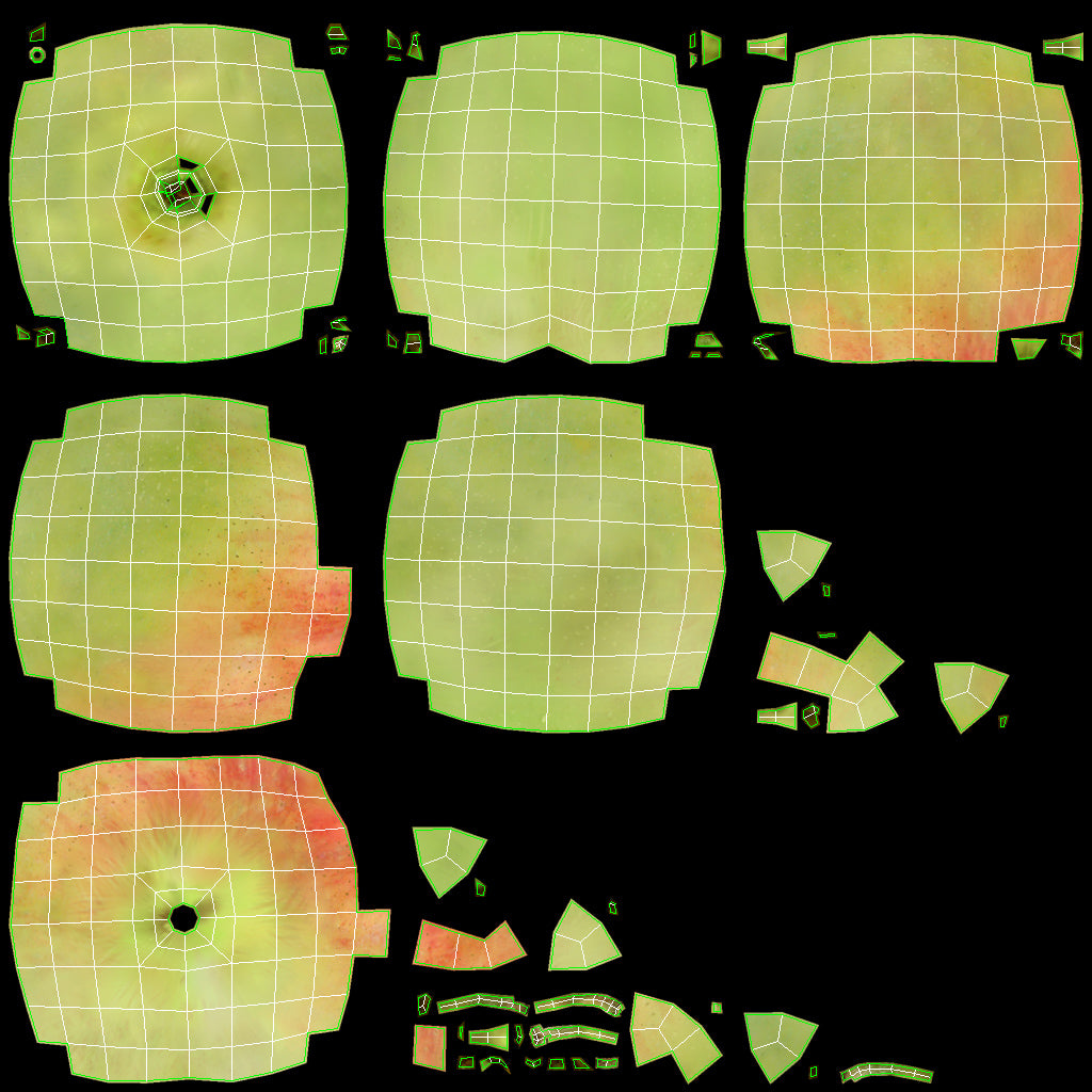 Apple Fruit 3D Model