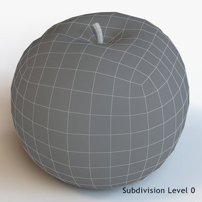 Apple Fruit 3d Model