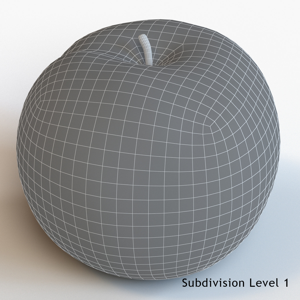 Apple Fruit 3D Model
