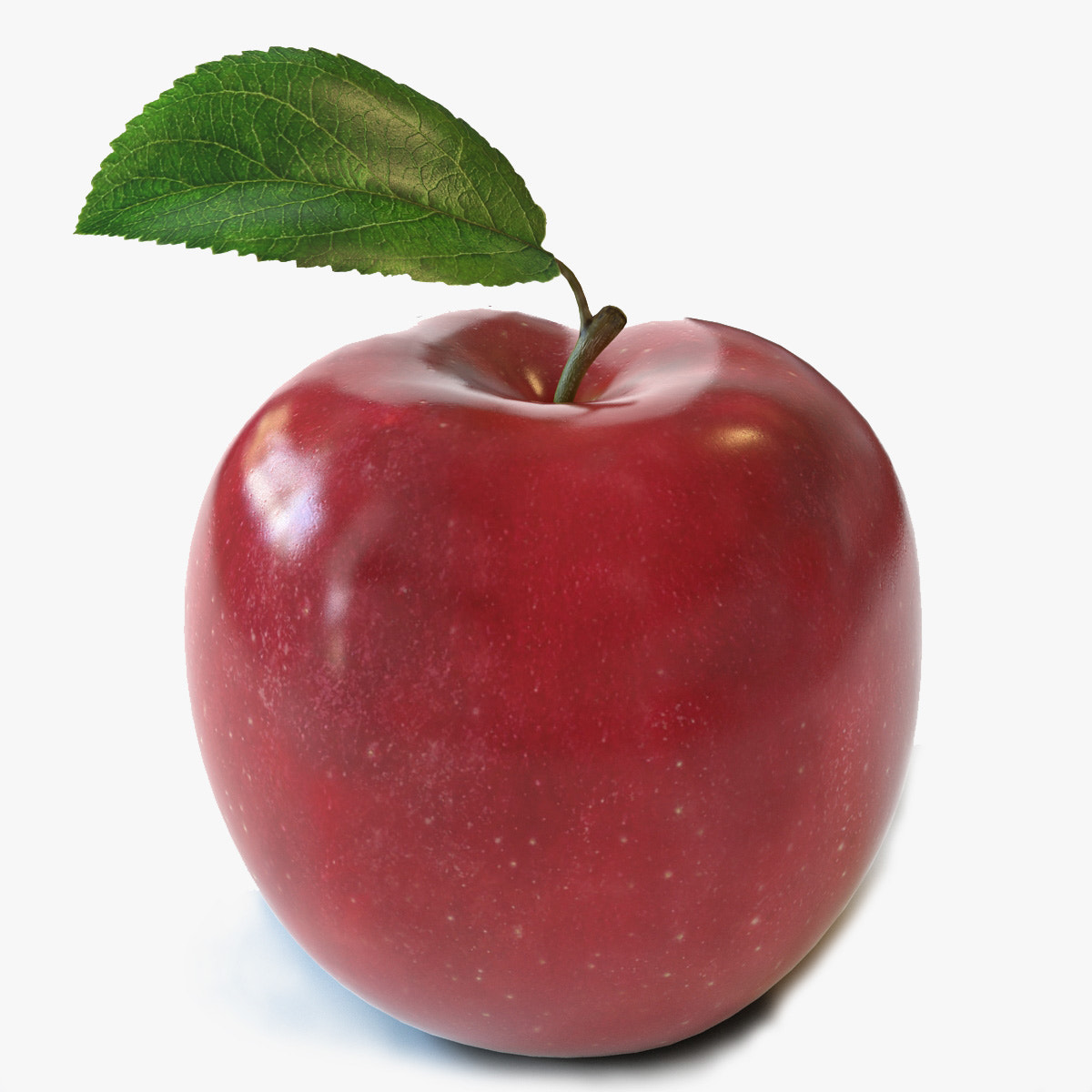 Red Apple 3D Model for Download
