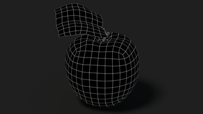 Red Apple 3D Model