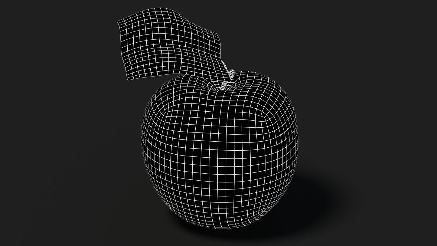 Red Apple 3D Model