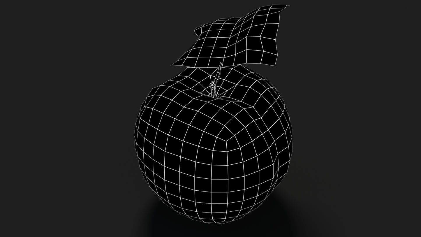 Red Apple 3D Model