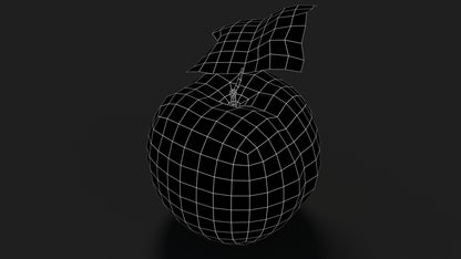 Red Apple 3D Model