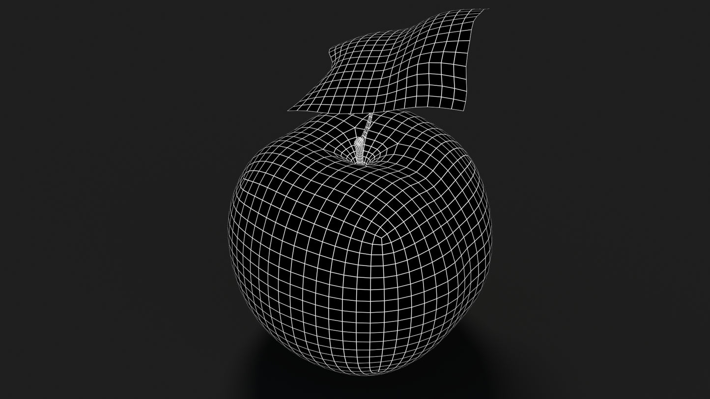 Red Apple 3D Model