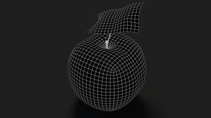 Red Apple 3D Model