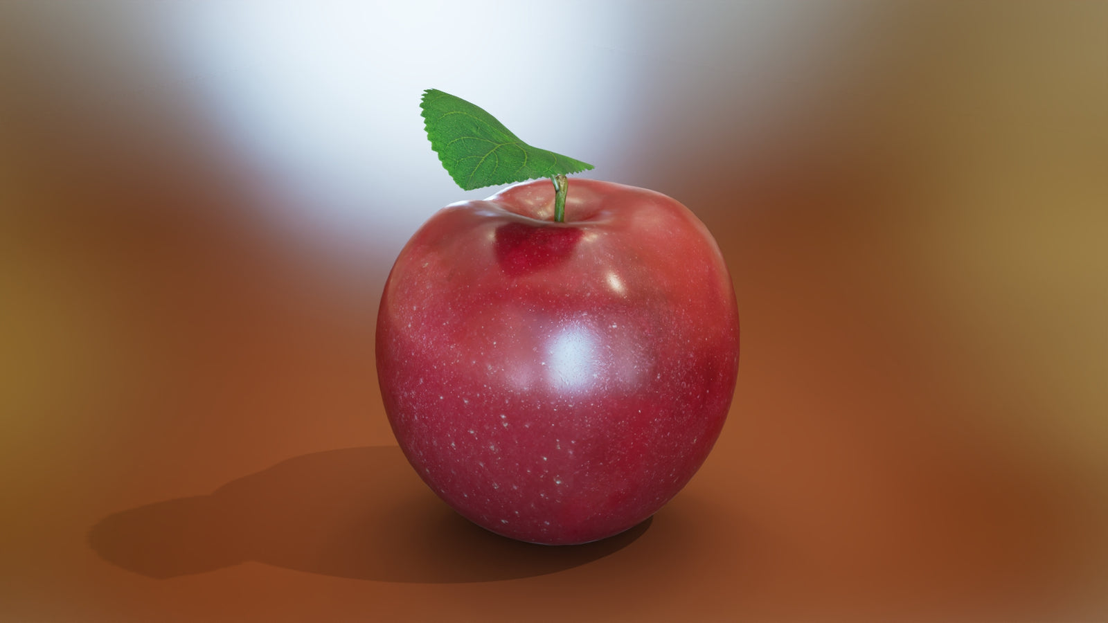 Red Apple 3D Model 360° view 2 frame 5