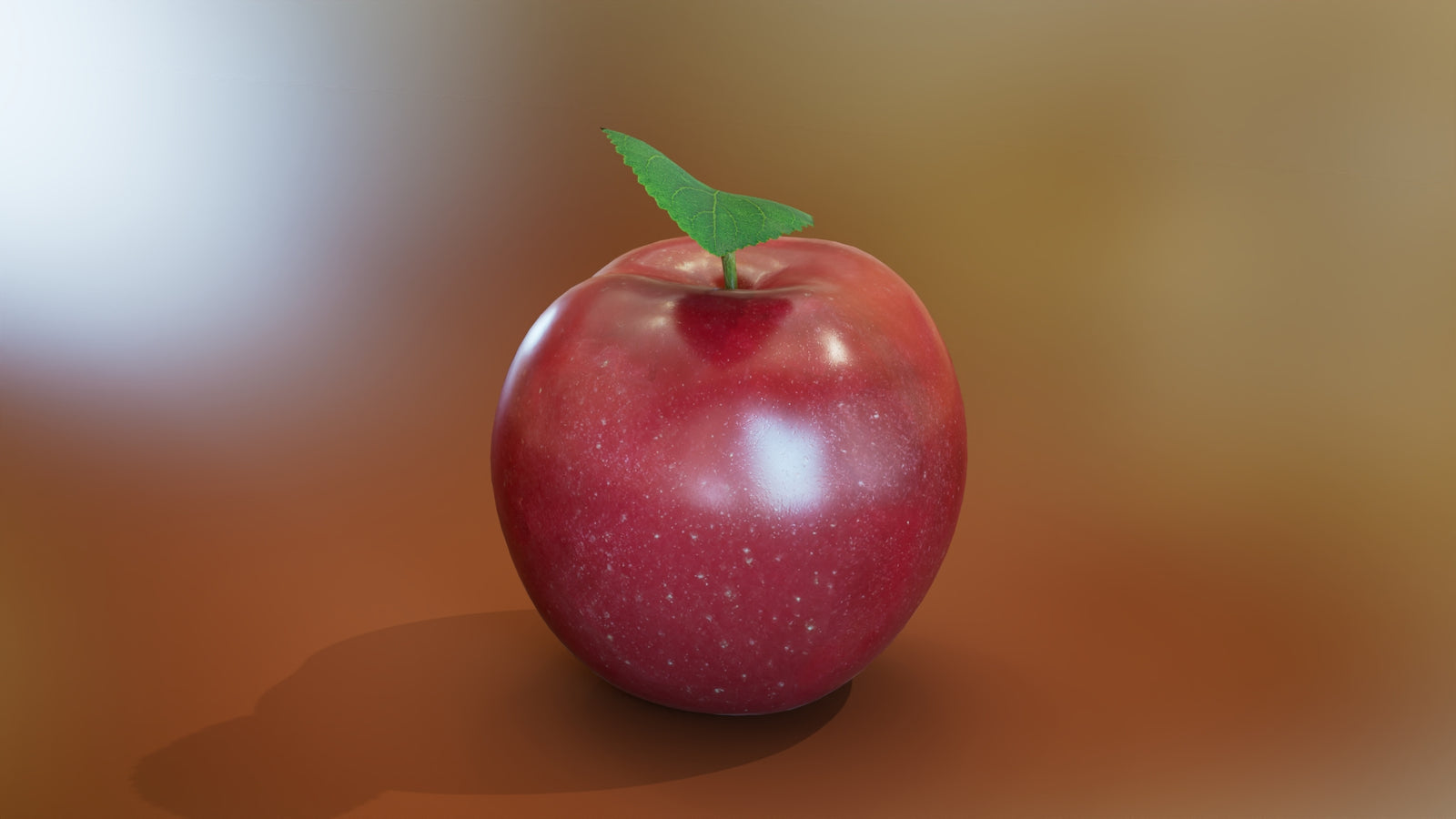 Red Apple 3D Model 360° view 2 frame 7