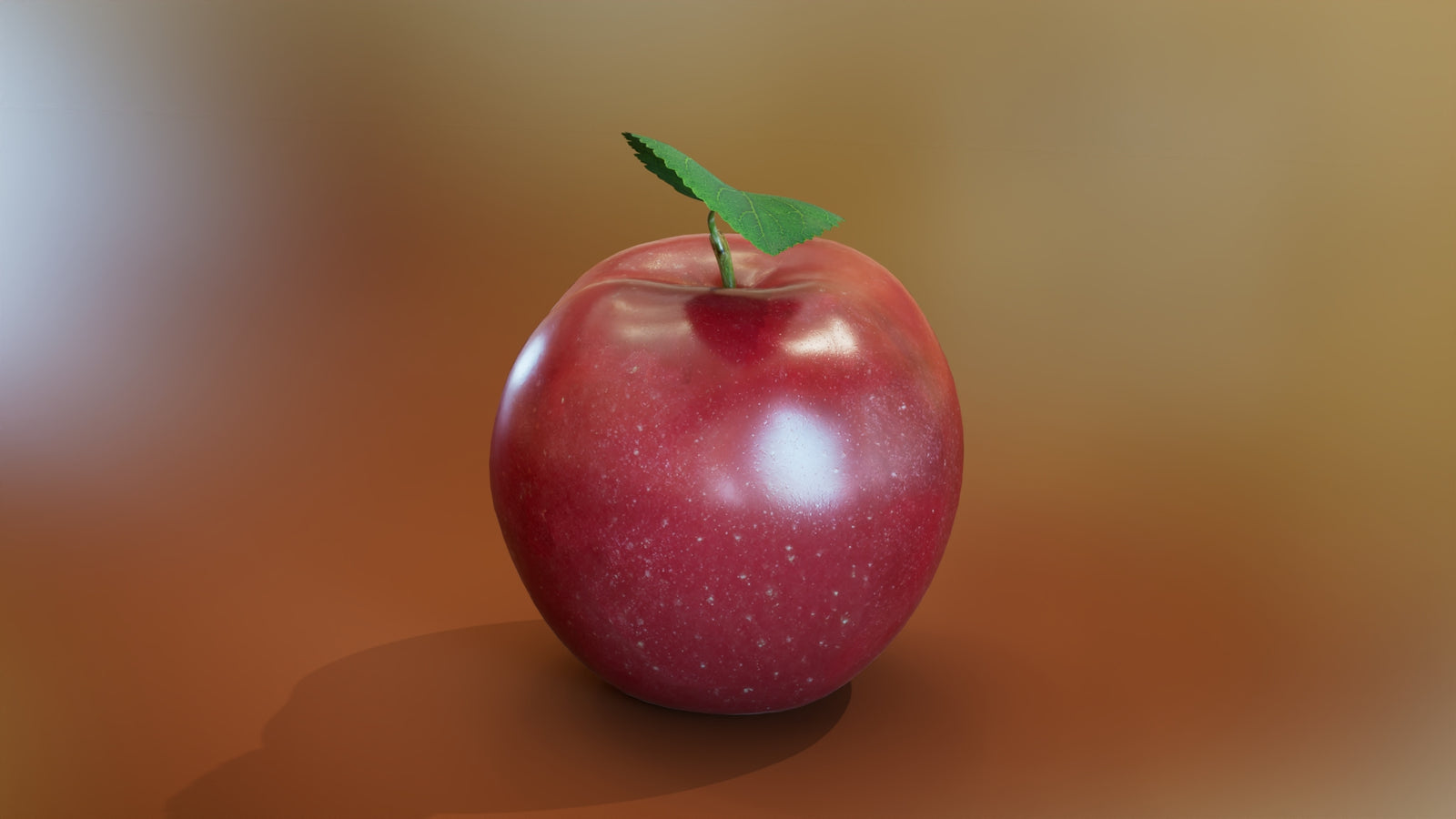 Red Apple 3D Model 360° view 2 frame 8