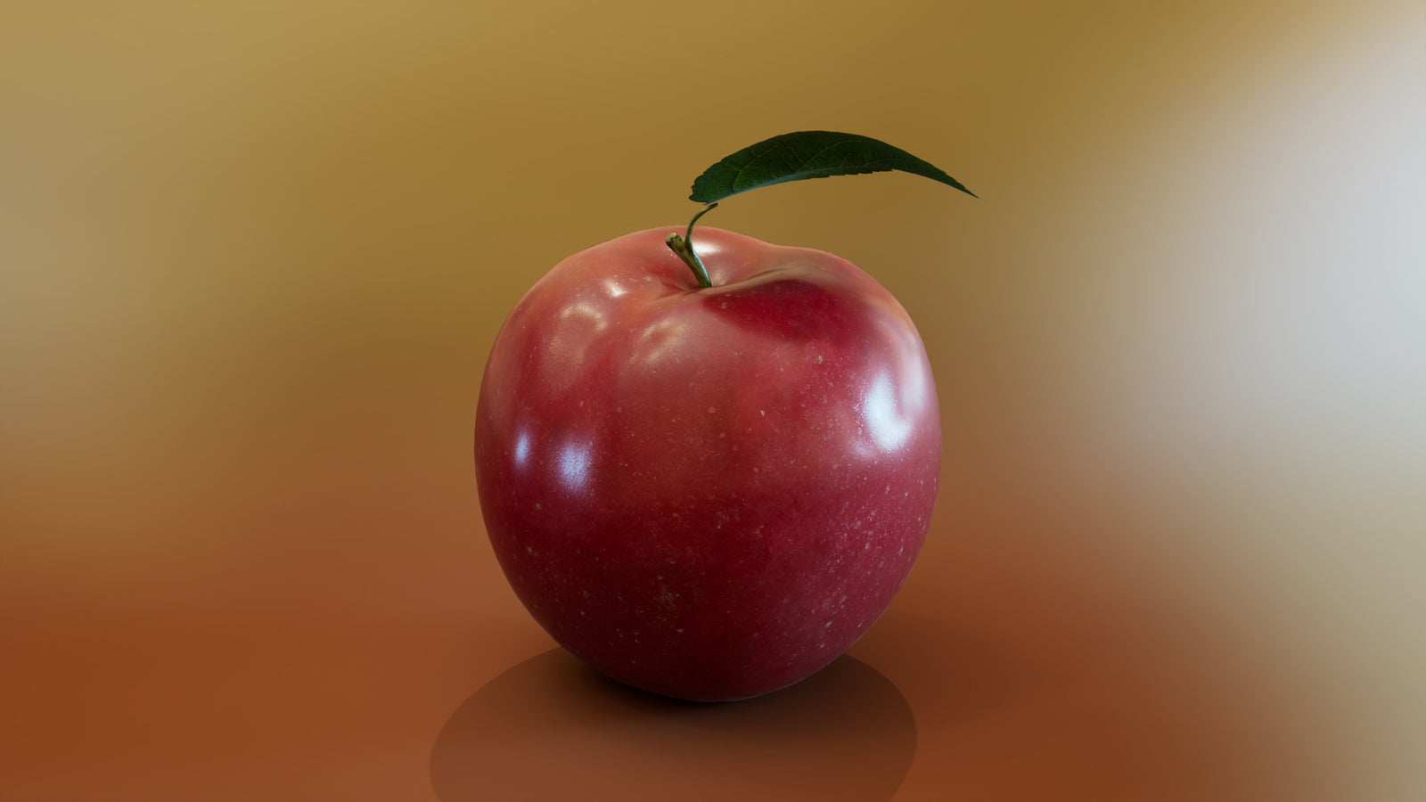 Red Apple 3D Model 360° view 2 frame 14