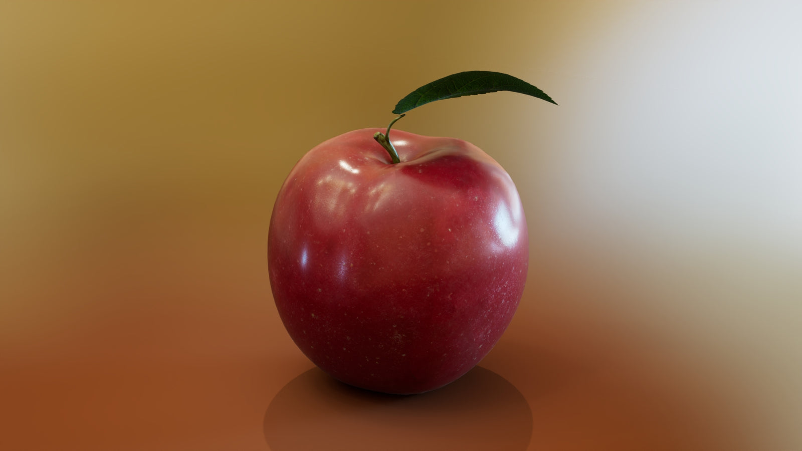 Red Apple 3D Model 360° view 2 frame 15