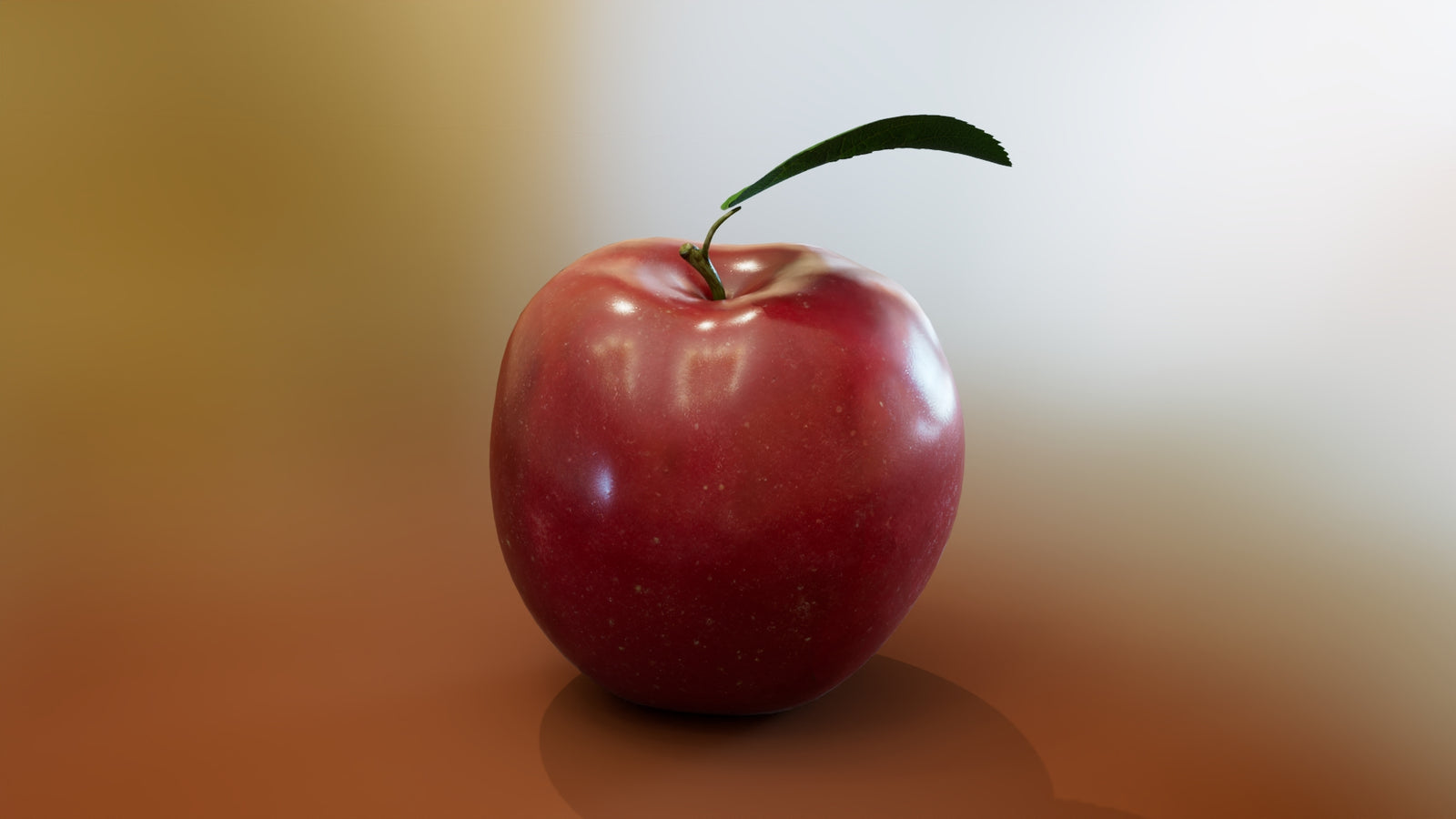 Red Apple 3D Model 360° view 2 frame 17