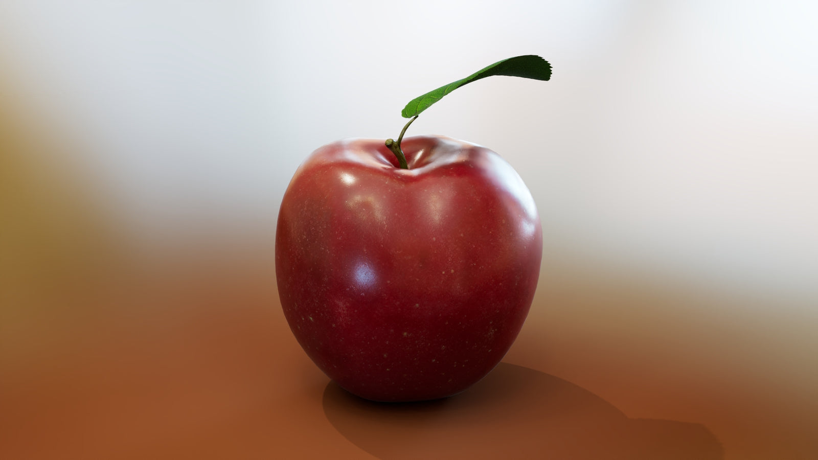 Red Apple 3D Model 360° view 2 frame 19