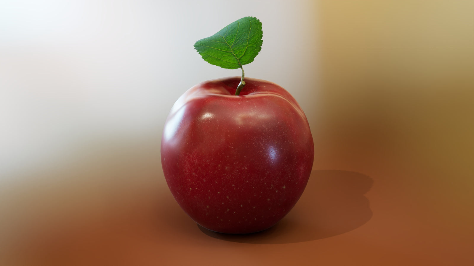 Red Apple 3D Model 360° view 2 frame 27
