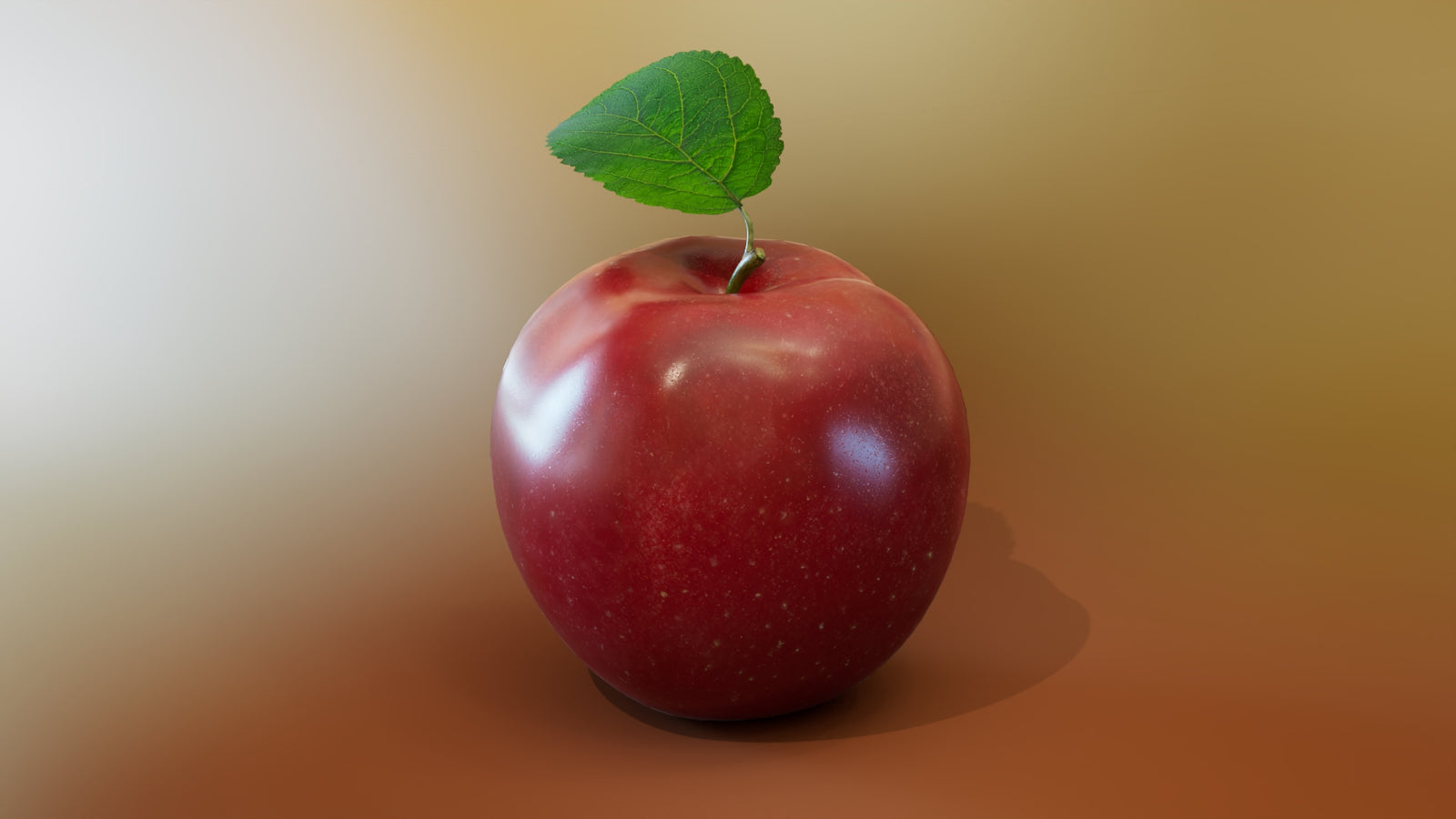 Red Apple 3D Model 360° view 2 frame 29