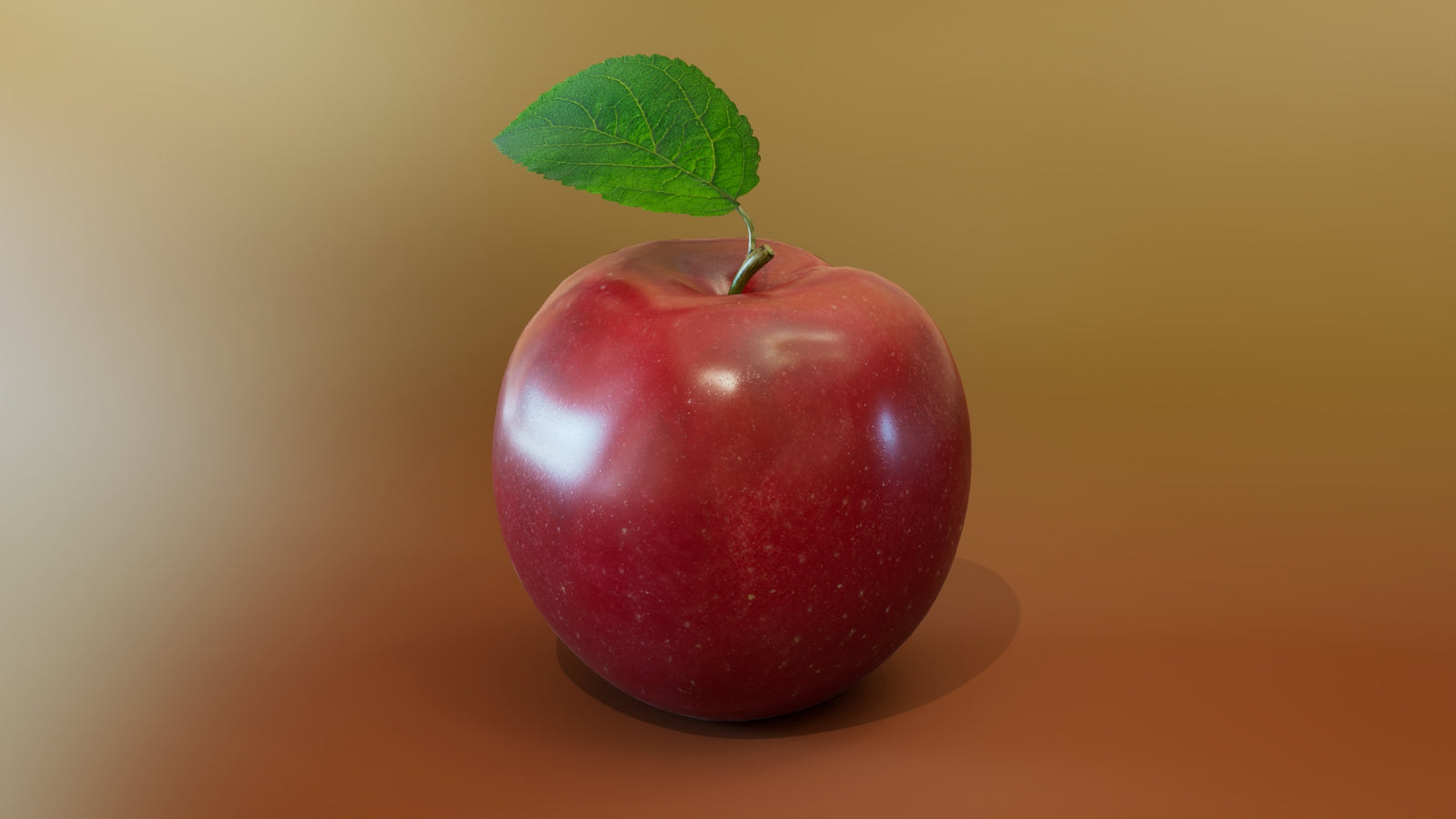 Red Apple 3D Model 360° view 2 frame 31