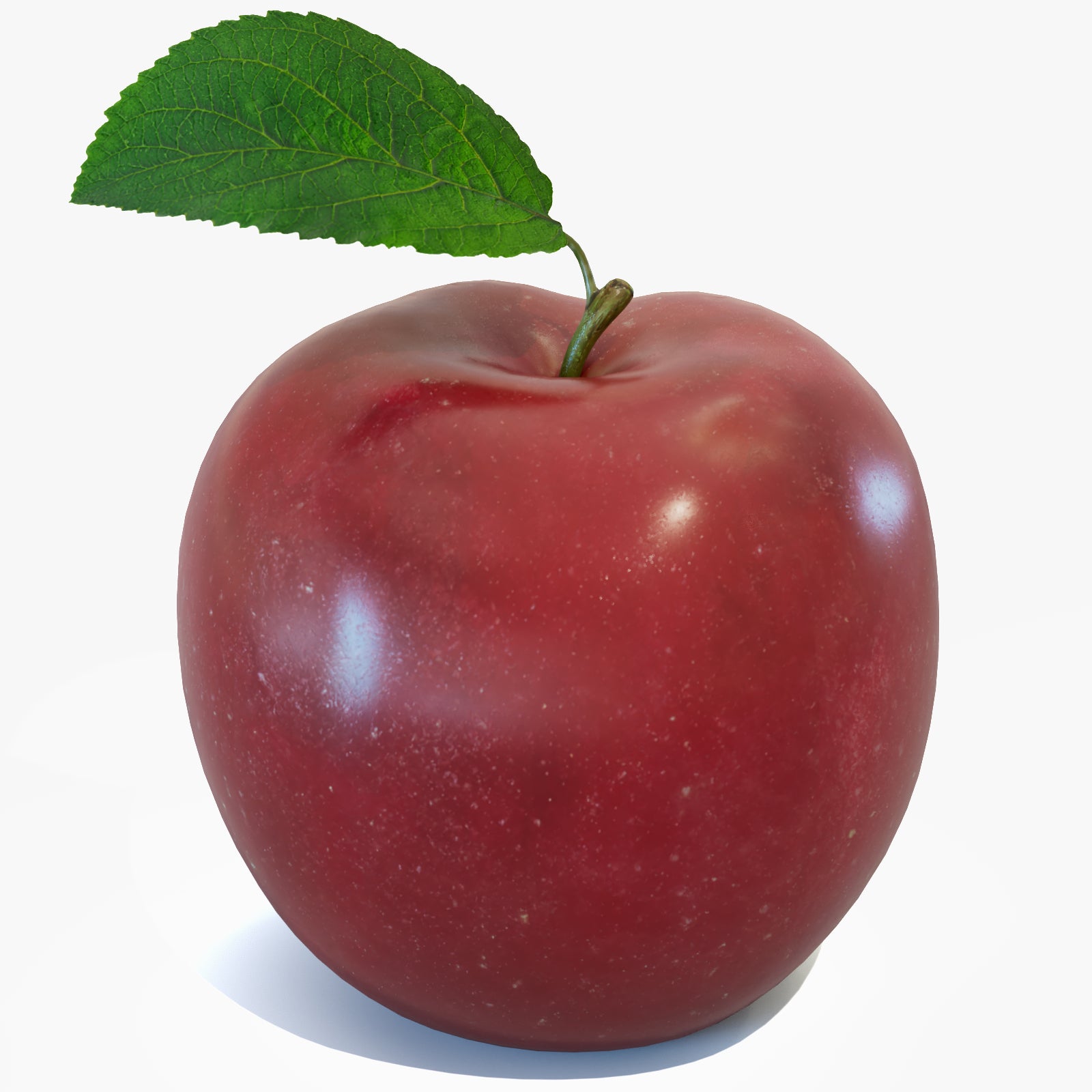 Red Apple 3D Model for Download