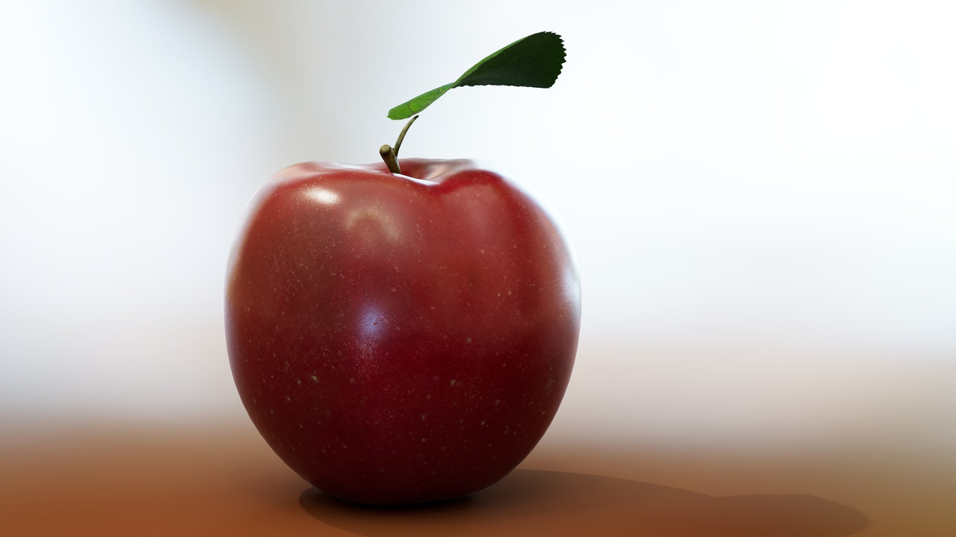 Red Apple 3D Model for Download