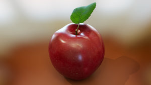 Red Apple 3D Model for Download Thumbnail