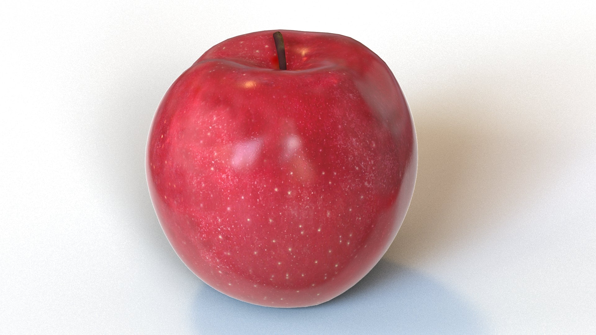 Red Apple 3D Model for Download