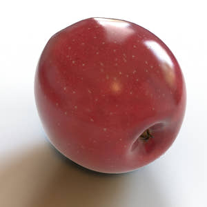 Red Apple 3D Model for Download Thumbnail