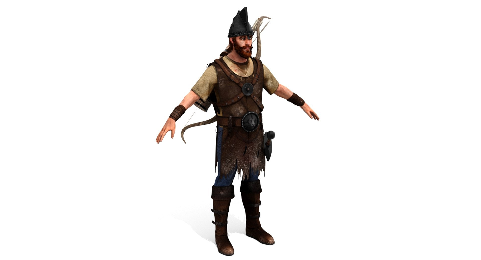 Realistic Archer 3D Model for Download