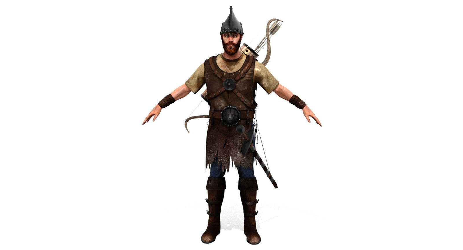 Game-Ready Archer 3D Model