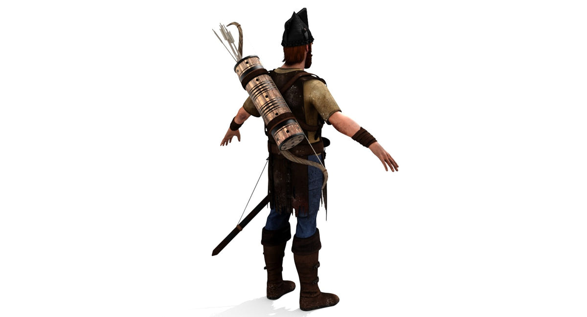 Game-Ready Archer 3D Model