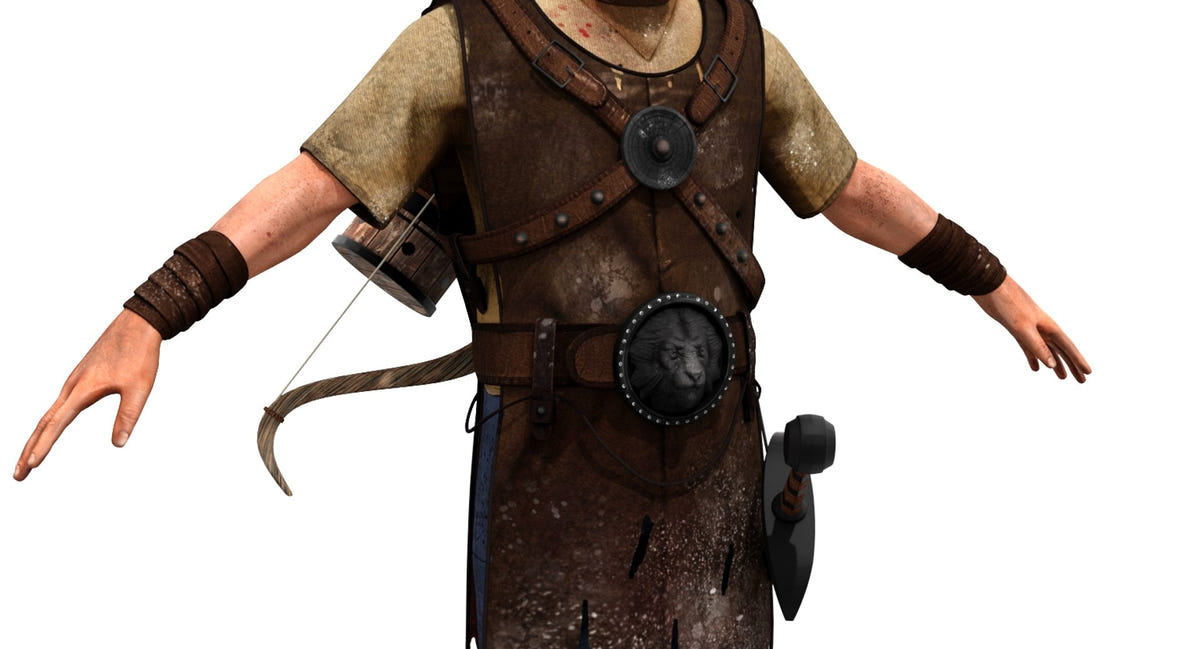 Game-Ready Archer 3D Model