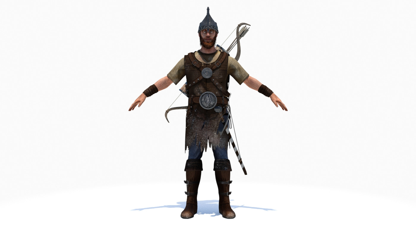 Archer 3D Model - 360 Degree View