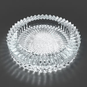 Glass Ashtray 3D Model Thumbnail