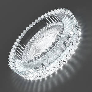 Glass Ashtray 3D Model Thumbnail