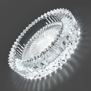 Glass Ashtray 3D Model Thumbnail