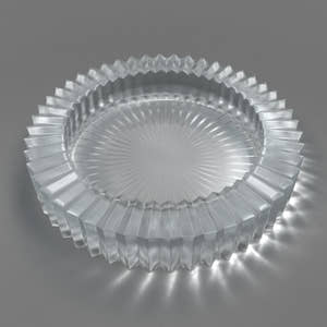 Glass Ashtray 3D Model Thumbnail