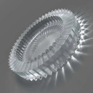 Glass Ashtray 3D Model Thumbnail