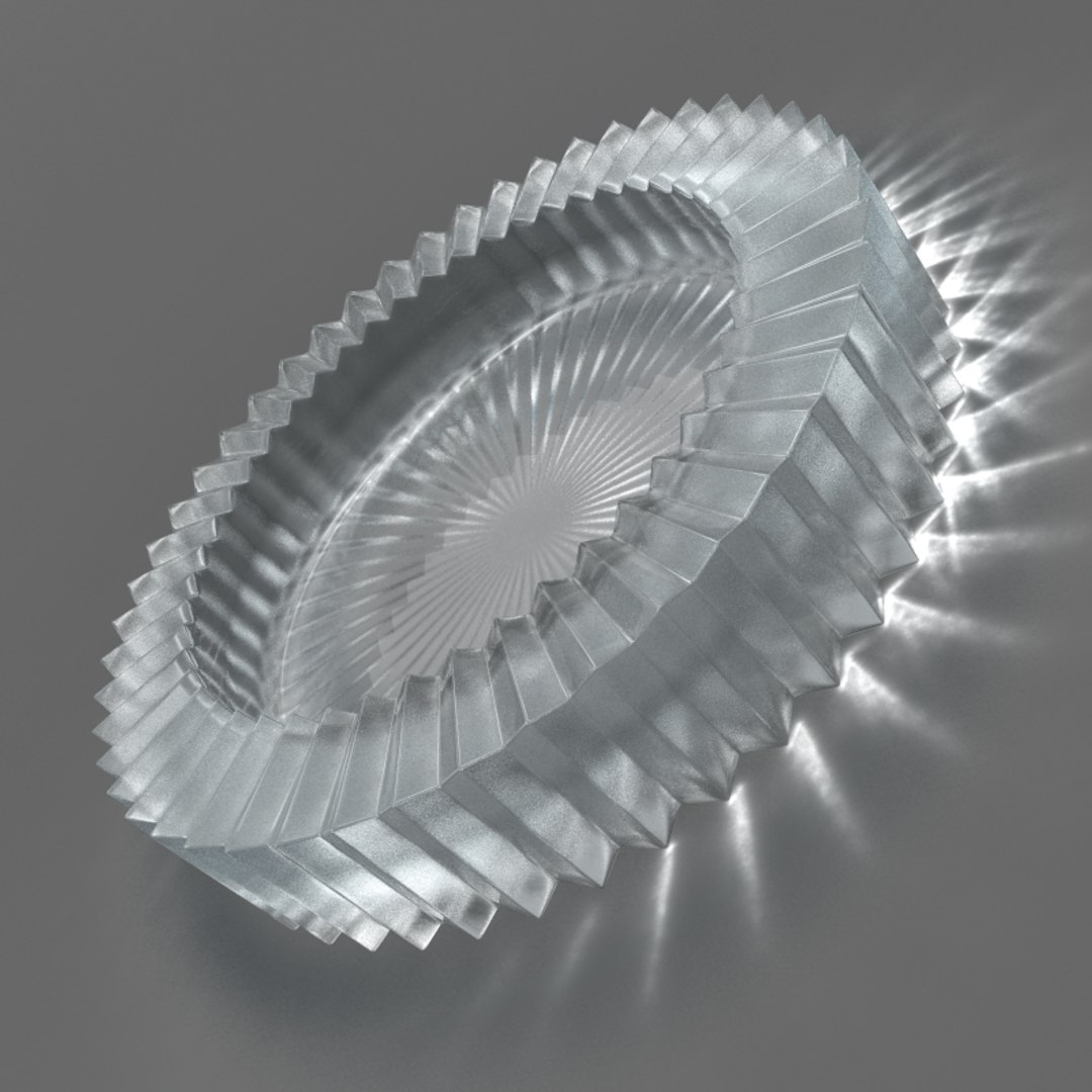 Glass Ashtray 3D Model