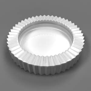 Glass Ashtray 3D Model Thumbnail