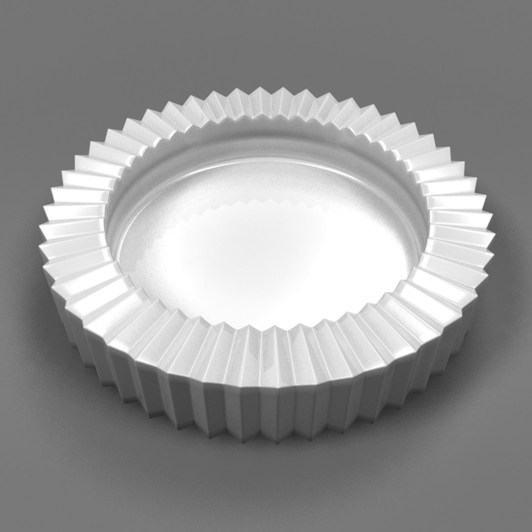 Glass Ashtray 3D Model