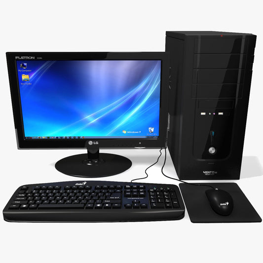 Black Computer 3D Model