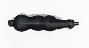 Black Horse 3D Model Fur Thumbnail