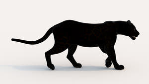 Animated Black Panther 3D Model for Download Thumbnail