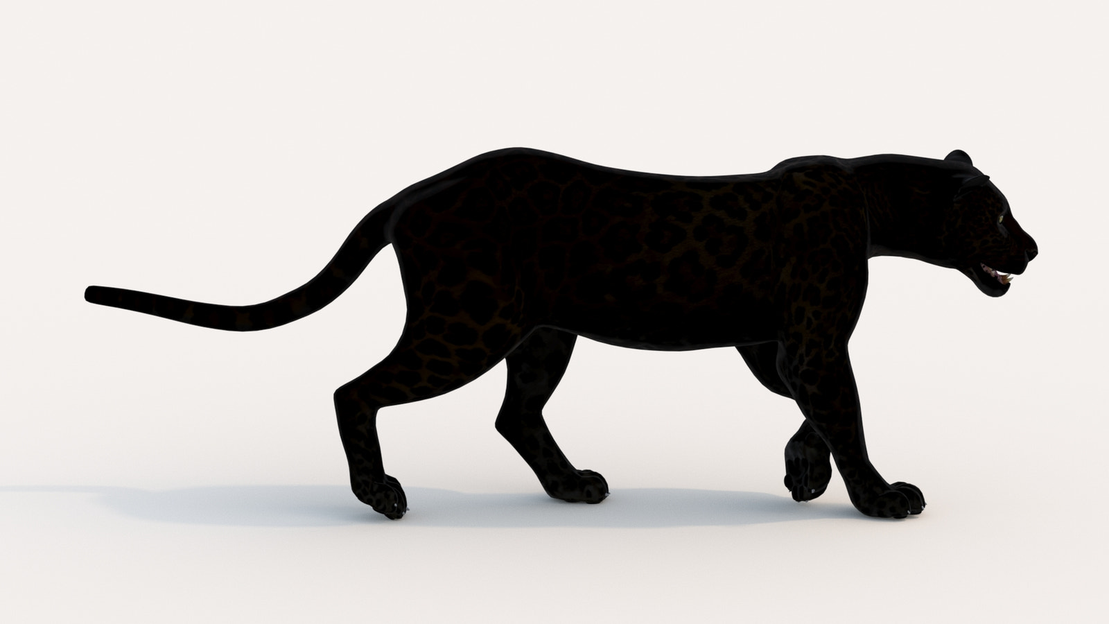 Animated Black Panther 3D Model for Download