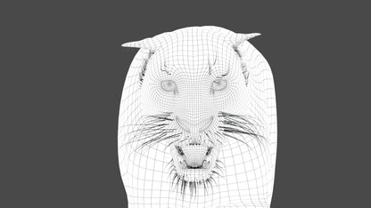 Animated Black Panther Animal 3D Model
