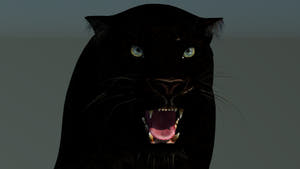 Rigged Black Panther 3D Model for Download Thumbnail