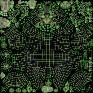 Rigged Black Bear 3D Model for Download - Body Uvs Thumbnail