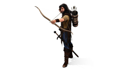 Archer 3D Model Rigged Hair