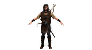 Archer Hair 3D Model Thumbnail