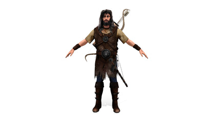 Archer Hair 3D Model