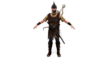 Archer Hair 3D Model